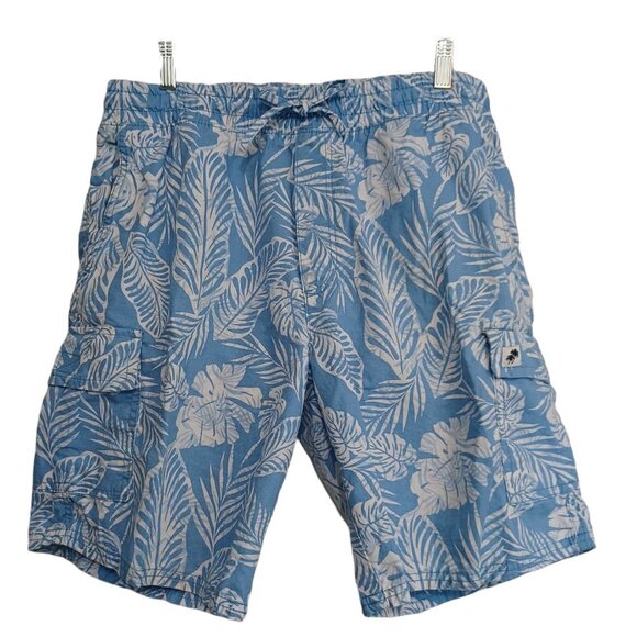 Surf & Swim Co Trunks Tropical Print Pull On Swim Trunks Mens Medium - Picture 1 of 8